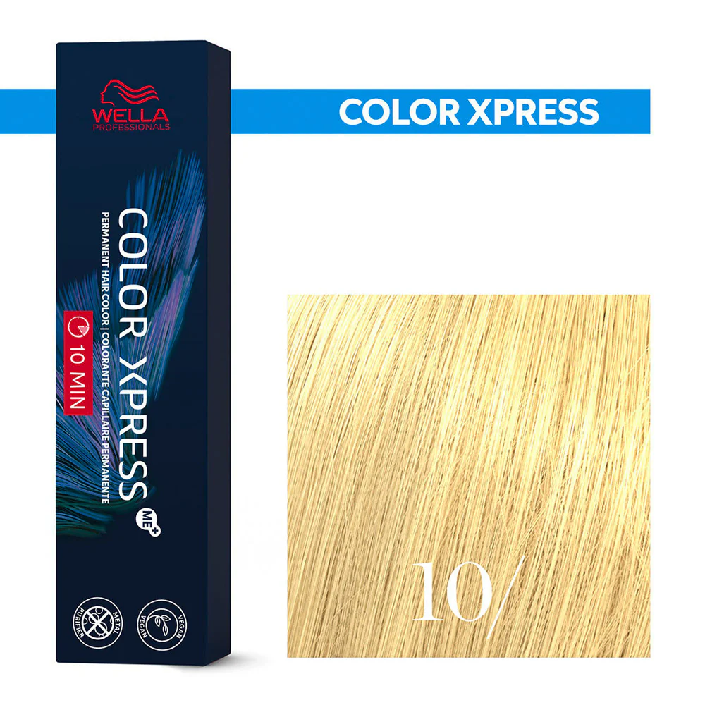 Wella Color Xpress 10/ Biondo Platino 60ml - colore permanente rapido - Image 2
