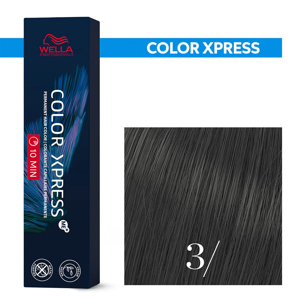 Wella Color Xpress 3/ Castano Scuro 60ml - colore permanente rapido - Image 2