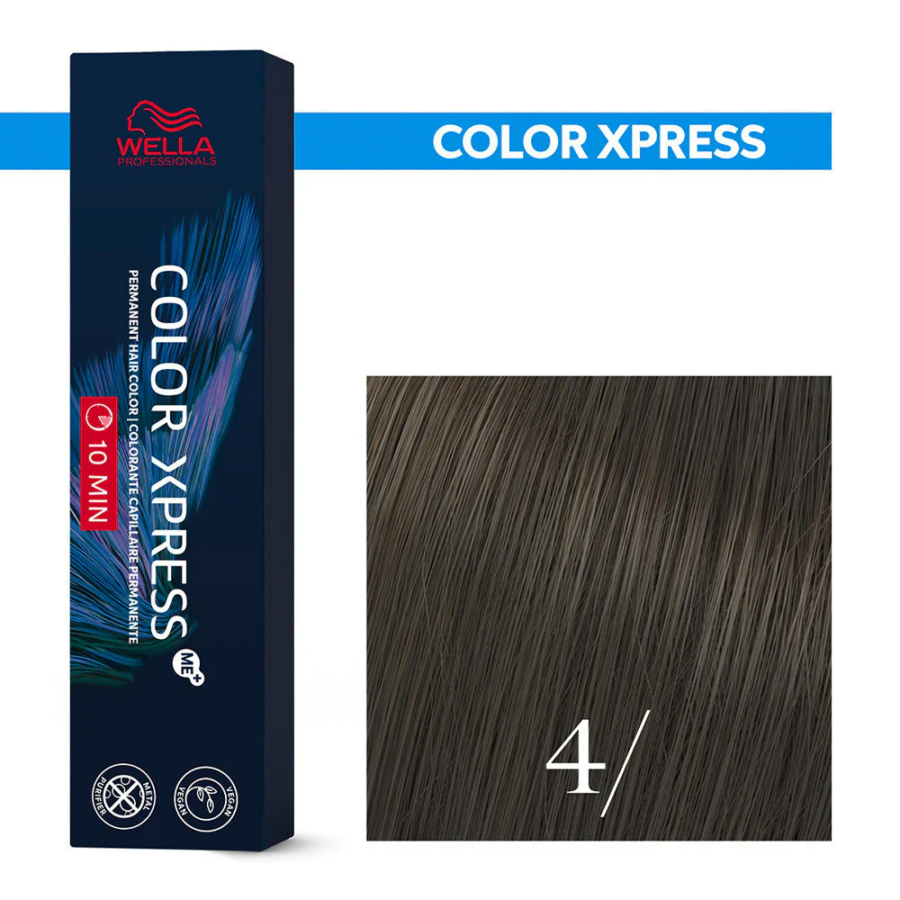 Wella Color Xpress 4/ Castano Medio 60ml - colore permanente rapido - Image 2