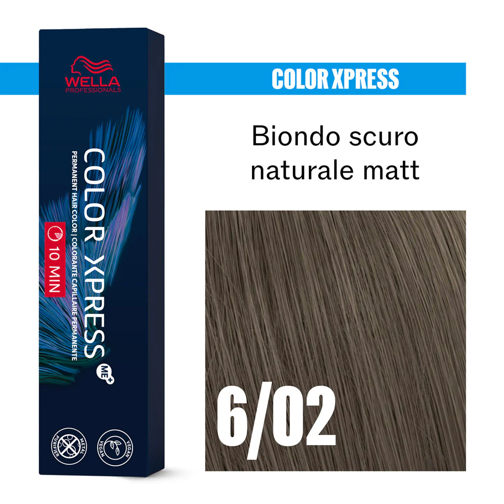 Wella Color Xpress 6/02 Biondo Scuro Naturale Matt 60ml - colore permanente rapido - Image 2