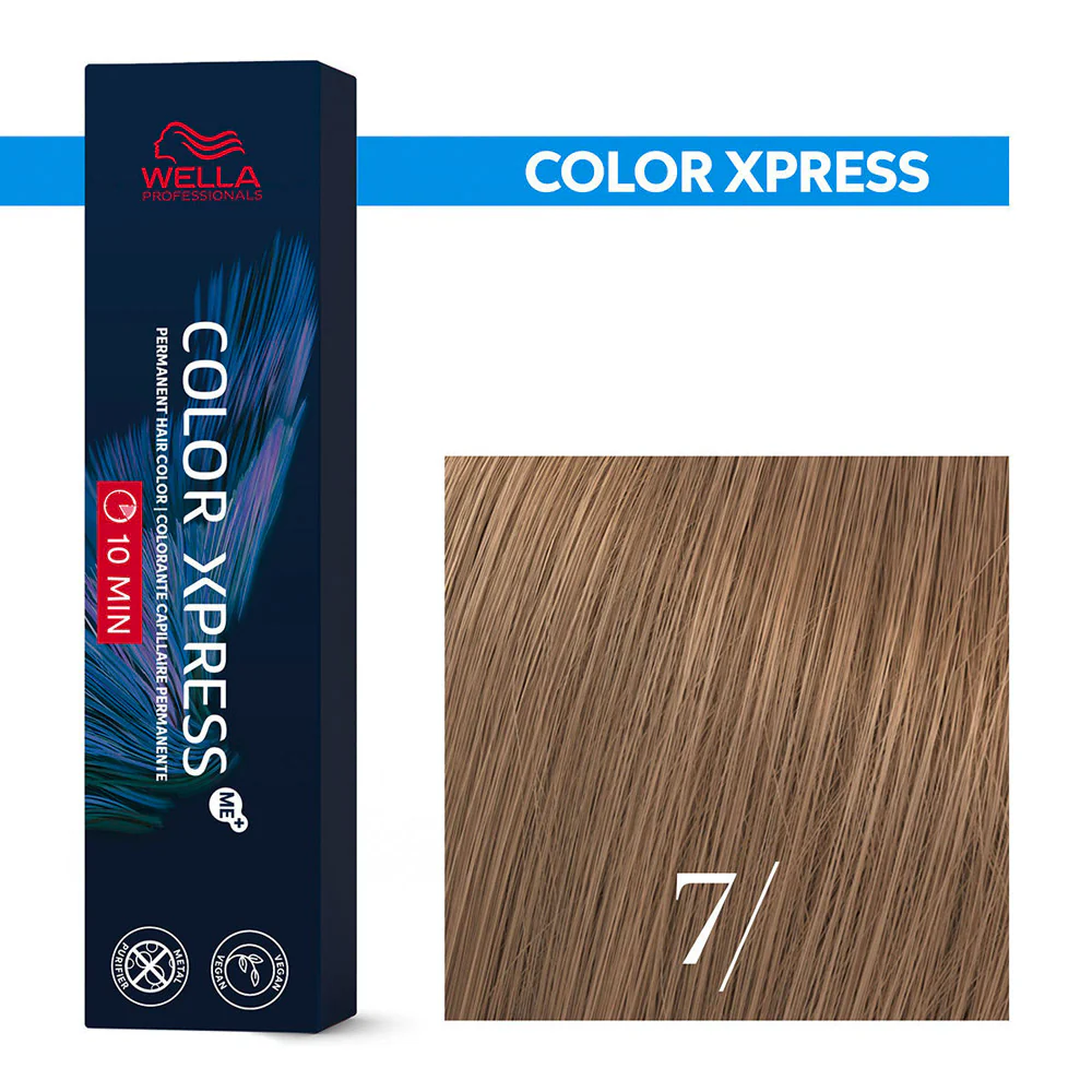 Wella Color Xpress 7/ Biondo Medio 60ml - colore permanente rapido - Image 2