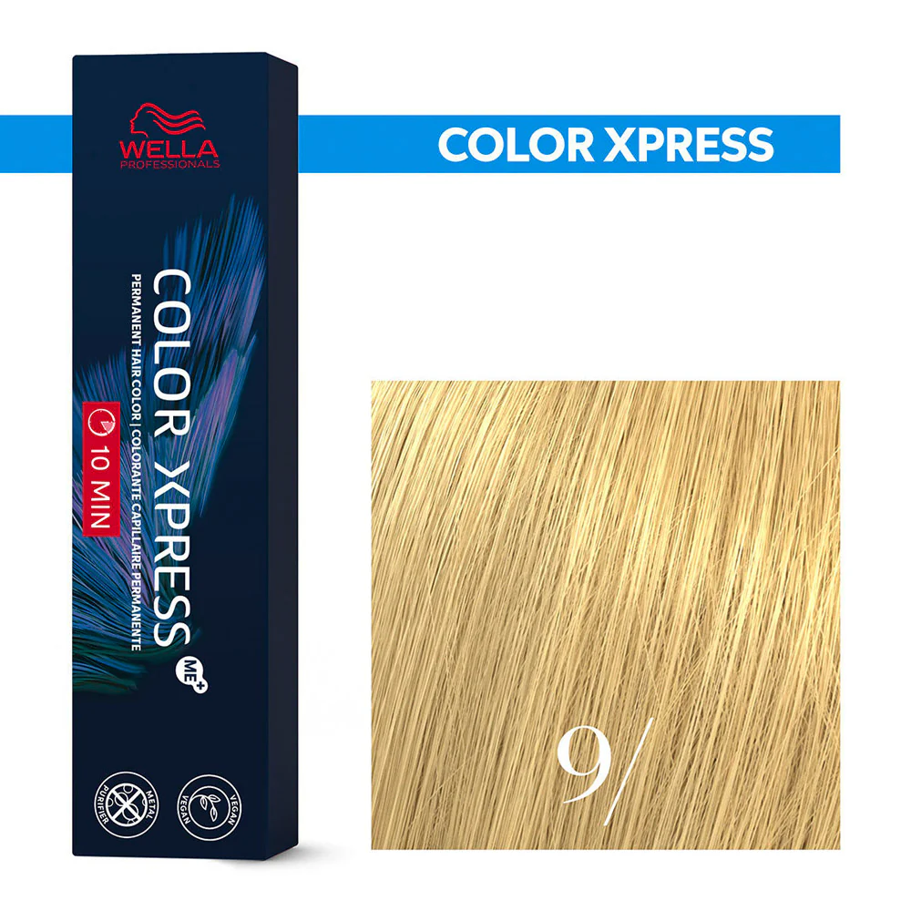 Wella Color Xpress 9/ Biondo Chiarissimo 60ml - colore permanente rapido - Image 2