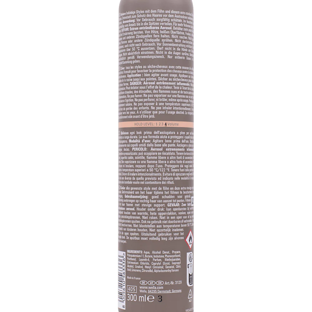 Wella EIMI Volume Shape Control 300ml - schiuma extra forte - Image 2