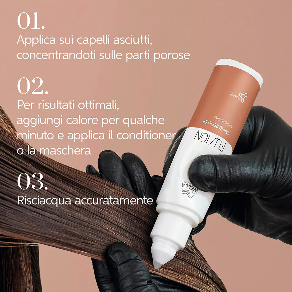Wella Fusion Amino Refiller 70ml - siero riparatore - Image 4