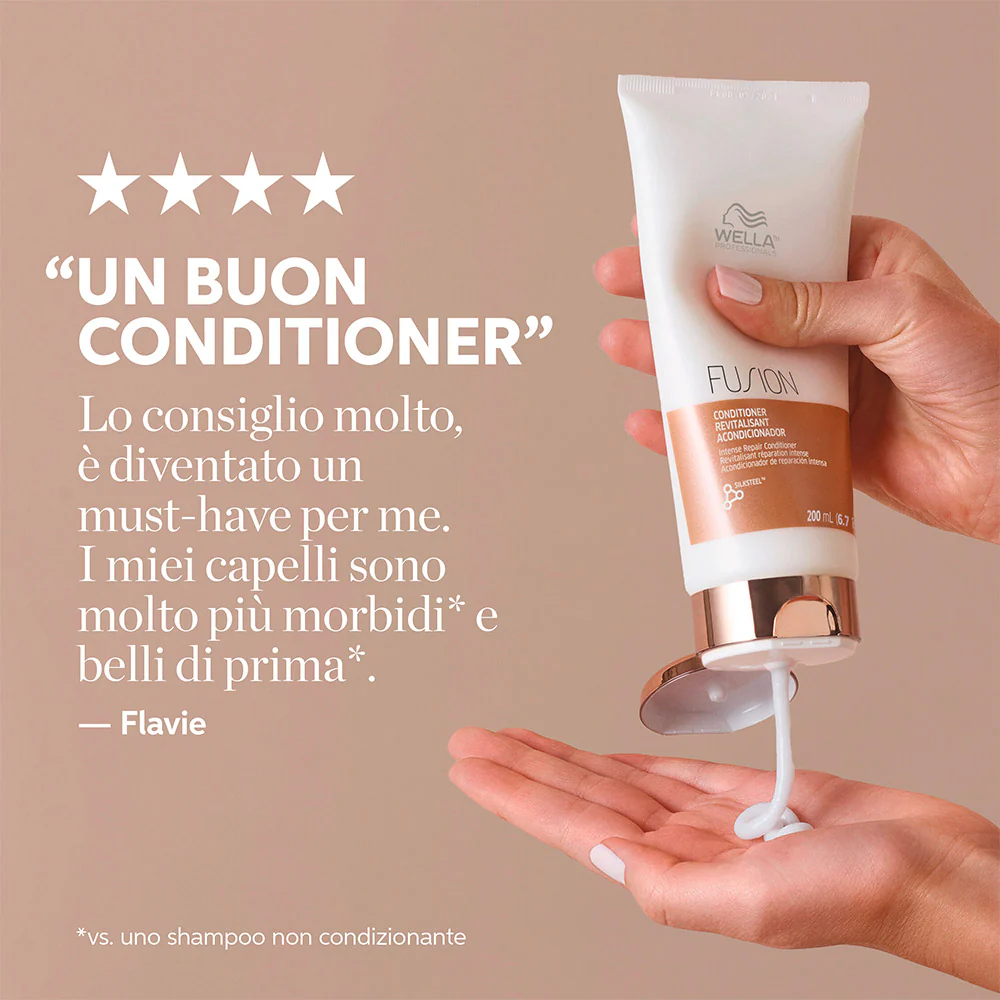 Wella Fusion Intense Repair Conditioner 200ml - balsamo riparatore - Image 7