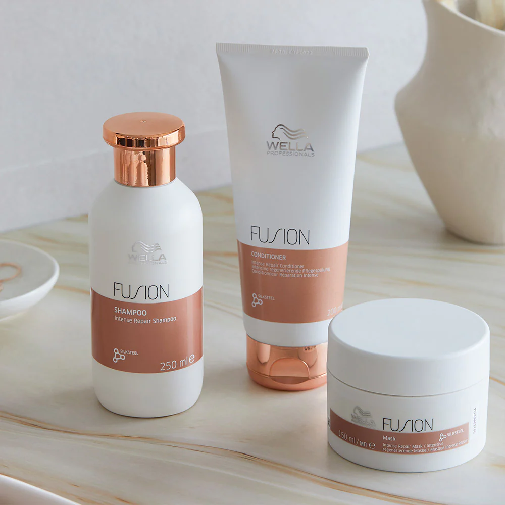 Wella Fusion Intense Repair Shampoo 100ml - shampoo rinforzante - Image 3