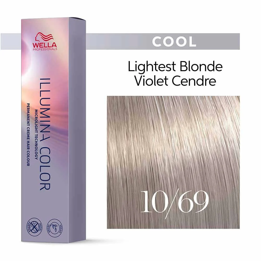 Wella Illumina Color 10/69 Biondo Platino Cendrè 60ml - colorazione permanente - Image 2