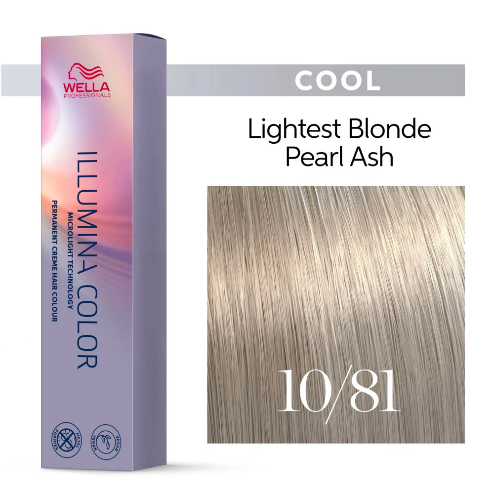 Wella Illumina Color 10/81 Biondo Platino Perla Cenere 60ml - colorazione permanente - Image 2