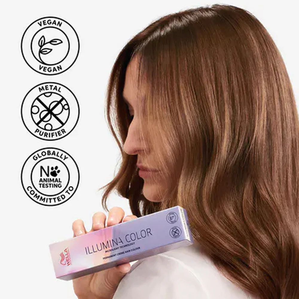 Wella Illumina Color 5/7 Castano Chiaro Sabbia 60ml - colorazione permanente - Image 3