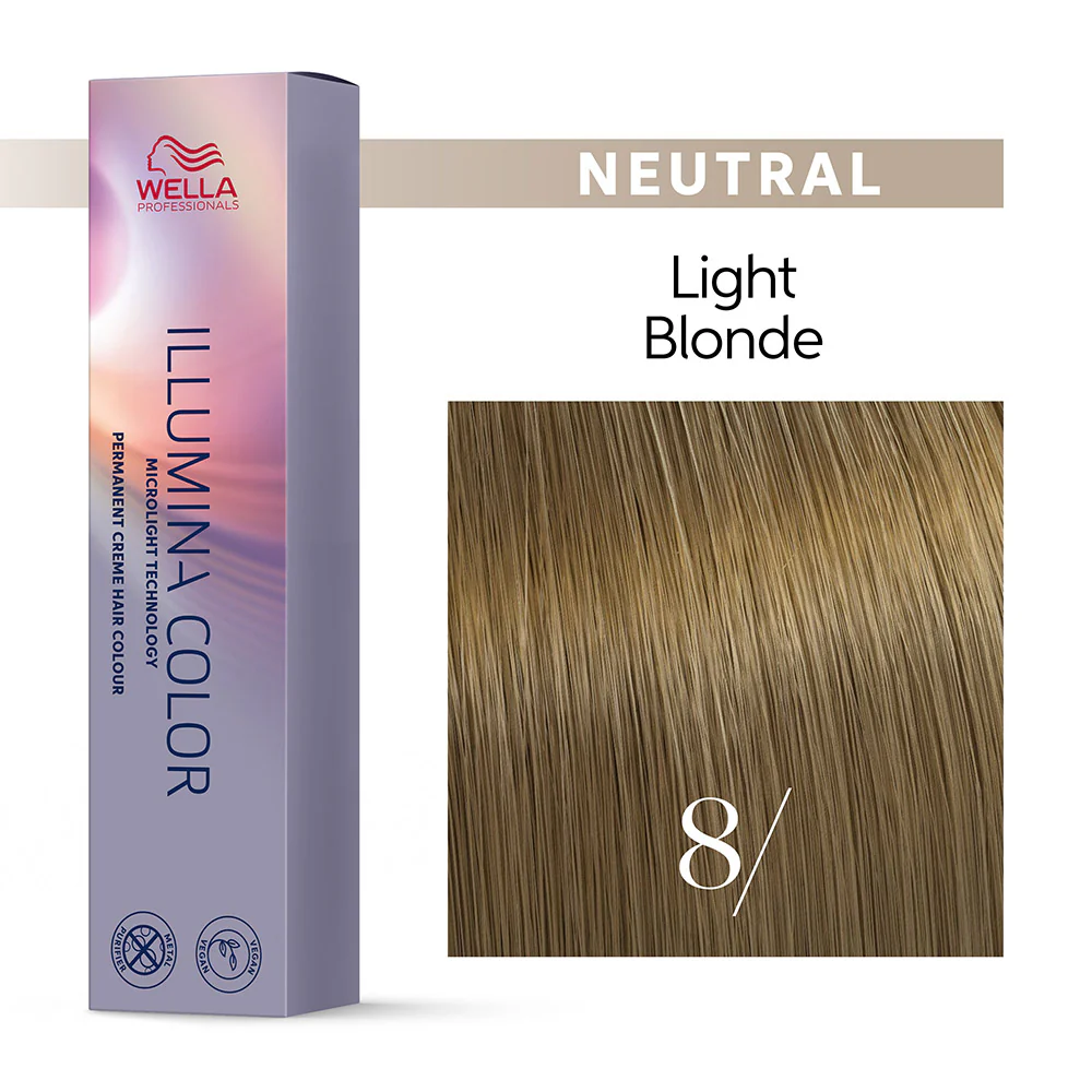 Wella Illumina Color 8/ Biondo Chiaro 60ml  - colorazione permanente - Image 2