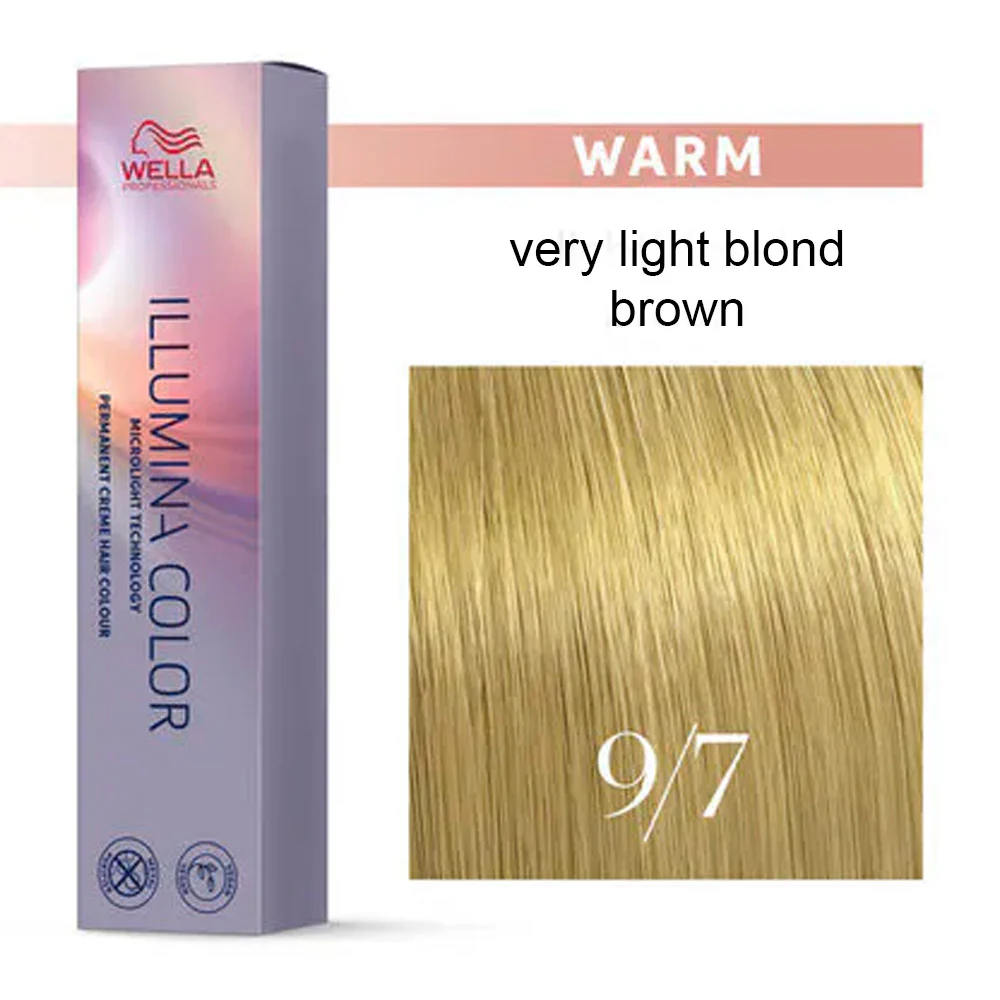 Wella Illumina Color 9/7 Biondo Chiarissimo Sabbia 60ml - colorazione permanente - Image 4