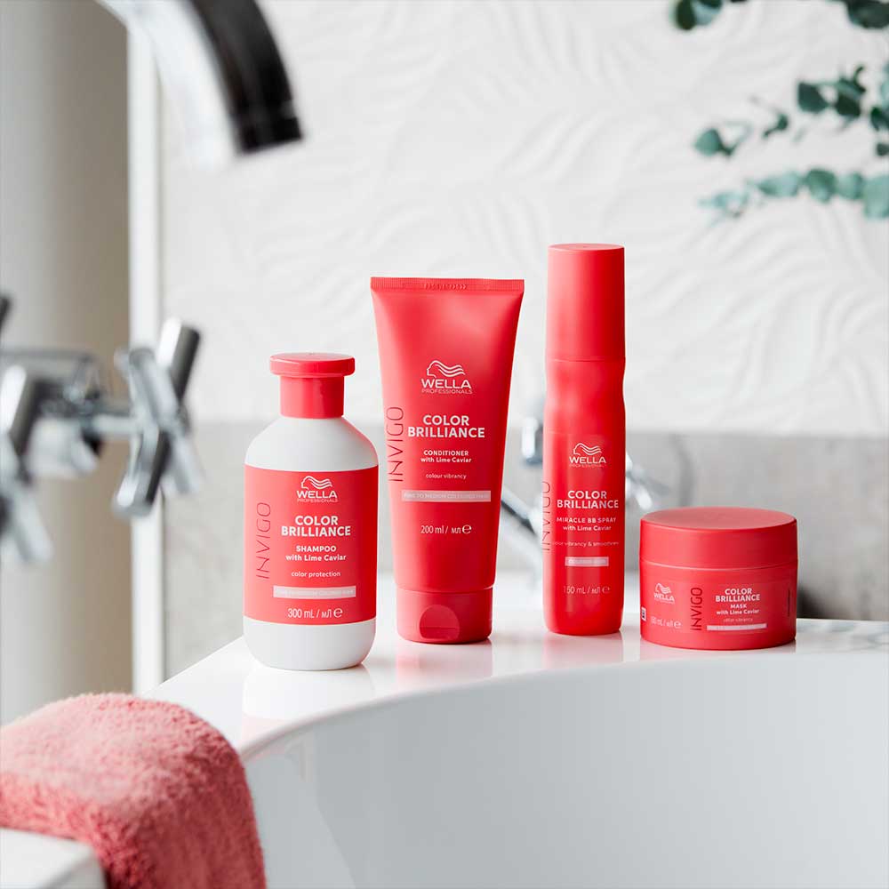 Wella Invigo Color Brilliance Coarse Vibrant Color Conditioner 1000ml - conditioner per capelli grossi - Image 4