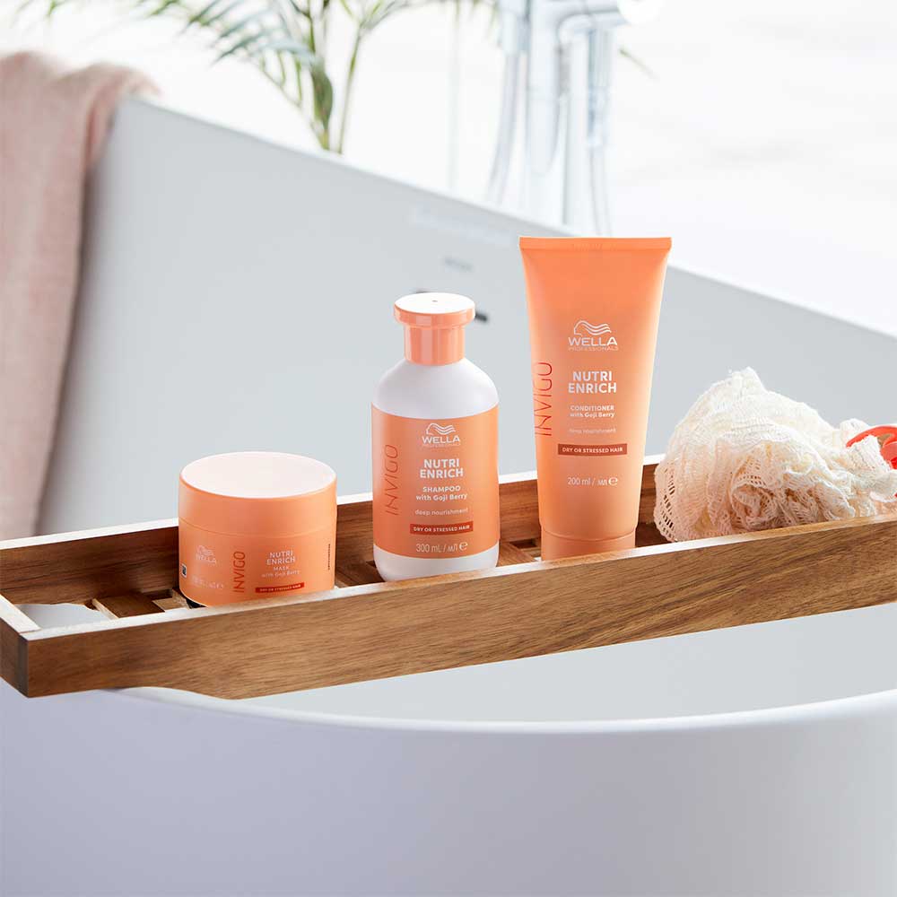 Wella Invigo Nutri Enrich Deep Nourishing Mask 500ml - maschera capelli secchi e stressati - Image 2
