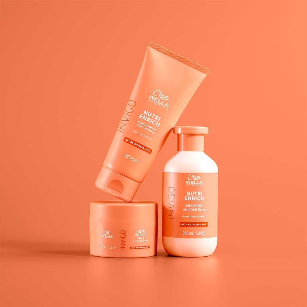 Wella Invigo Nutri Enrich Deep Nourishing Shampoo 100ml  - shampoo capelli secchi e stressati - Image 3