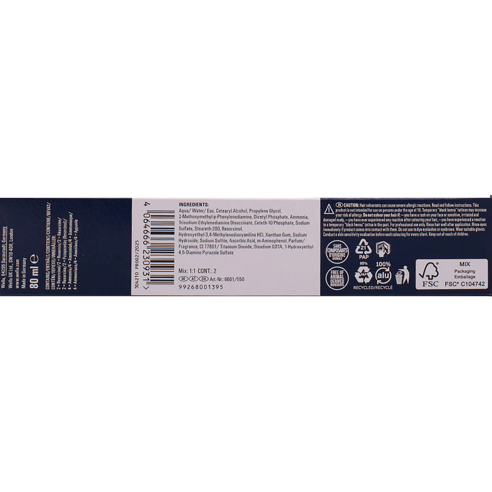 Wella Koleston Perfect Me+ Pure Naturals 55/0 Castano Chiaro Intenso 80ml - colorazione permanente - Image 2