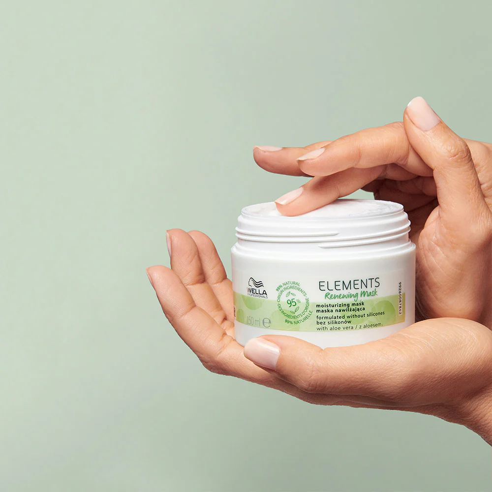 Wella Elements Renewing Mask 500ml - maschera anti crespo - Image 6