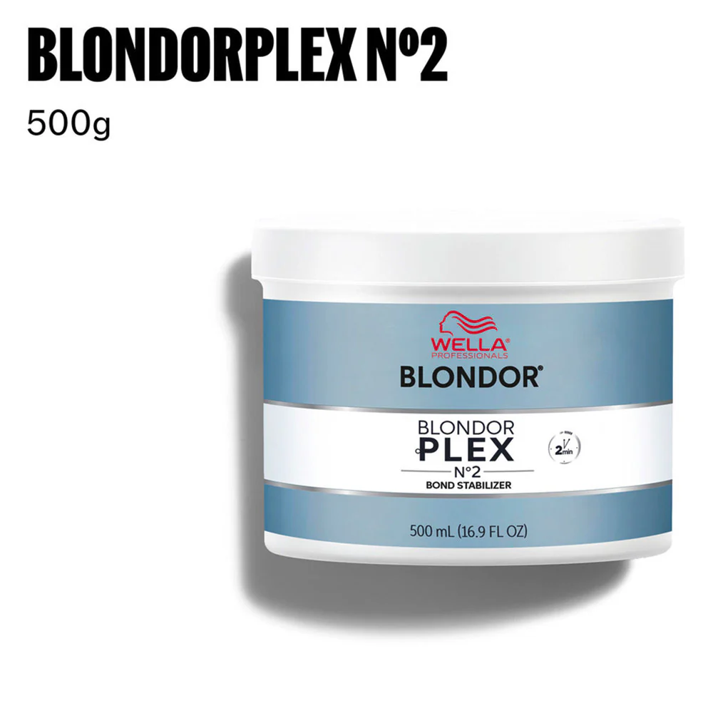 Wella Professionals Blondor Plex N°2 Bond Stabilizer 500ml - trattamento nutriente post decolorazione - Image 2