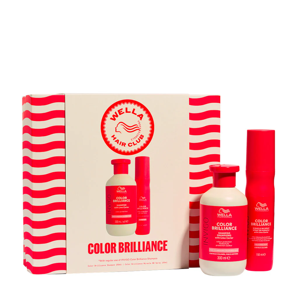 Wella Professionals Invigo Color Brilliance Cofanetto Spring - Shampoo e Miracle BB Spray - 300ml + 150ml