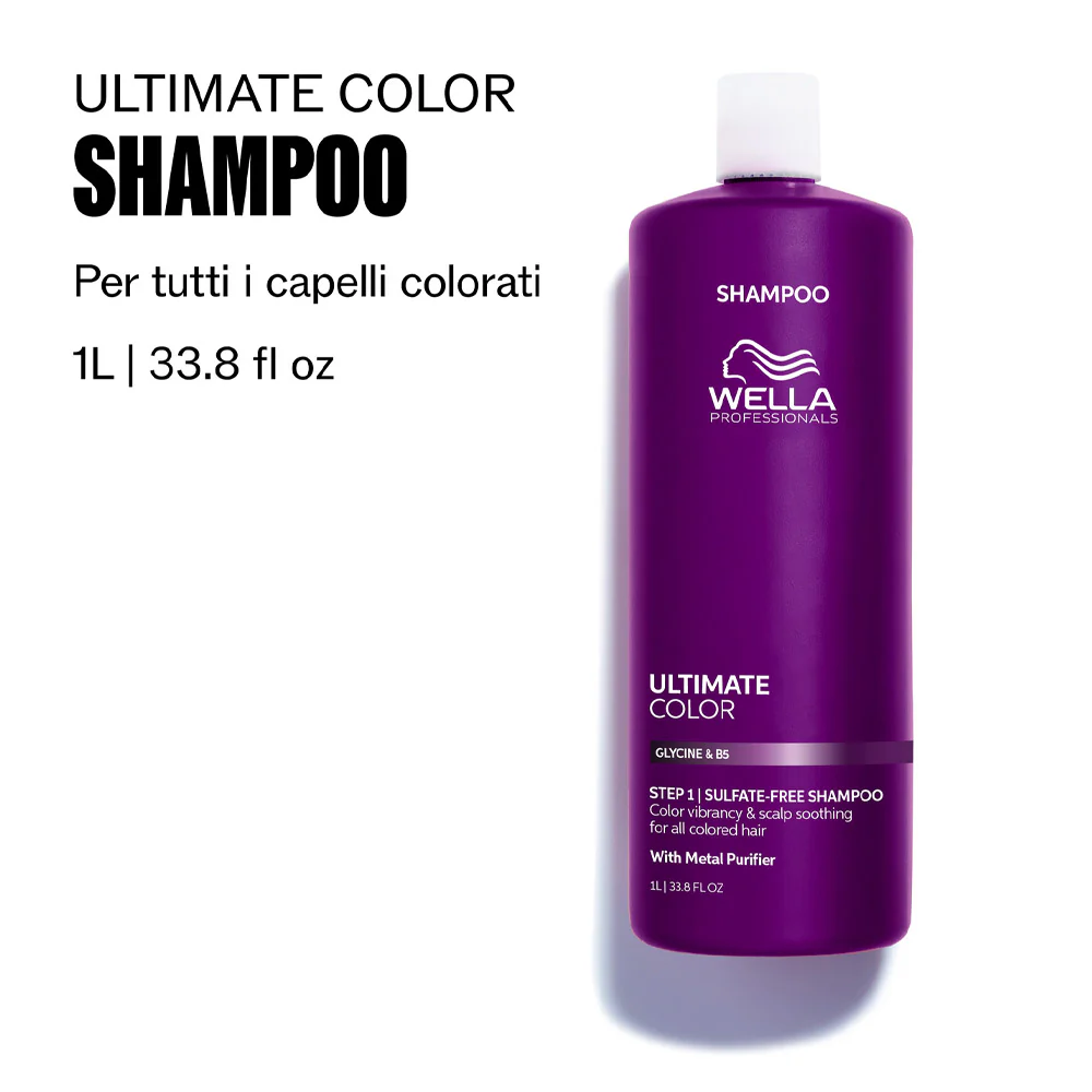 Wella Professionals Ultimate Color Shampoo 1000ml - shampoo capelli colorati - Image 2