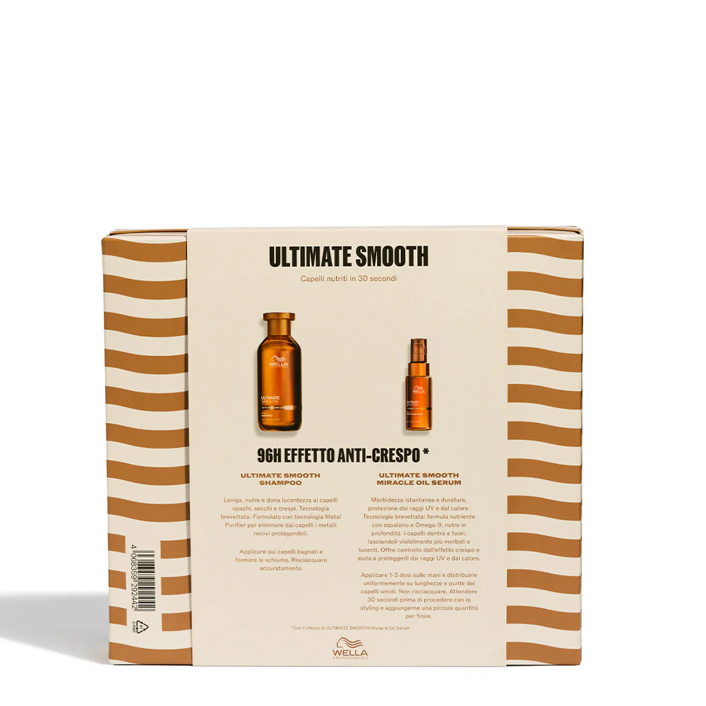 Wella Professionals Ultimate Smooth Cofanetto Spring - Shampoo e Miracle Oil Serum - 250ml + 30ml - Image 8