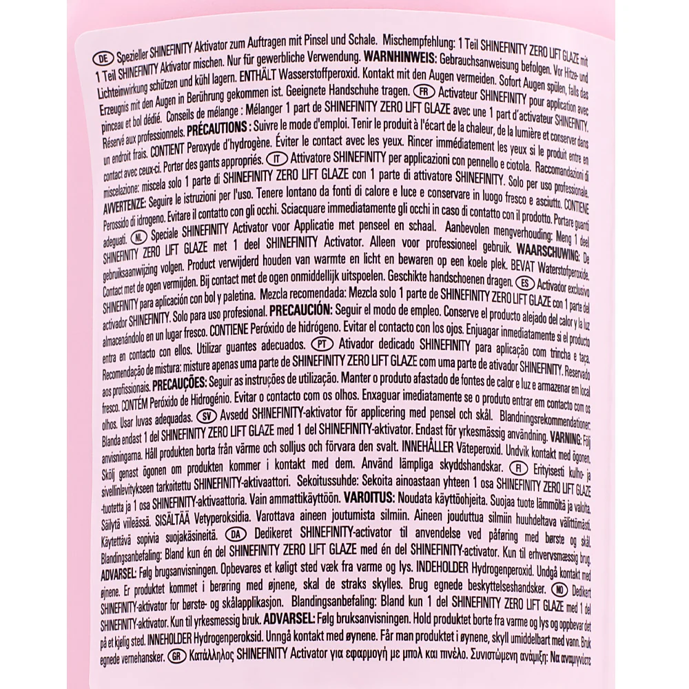 Wella Shinefinity Base Activator Brush 2% 1000ml - ossigeno attivatore per ciotola - Image 6