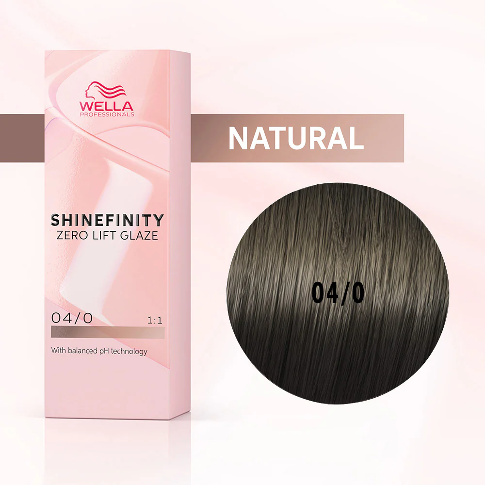 Wella Shinefinity Base Naturale 04/0 Castano Medio Caldo Naturale 60ml - colore demi-permanente - Image 2