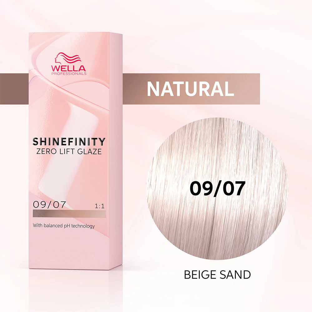 Wella Shinefinity Beige Sand 09/07 Biondo Chiarissimo Naturale Sabbia 60ml - colore demi-permanente - Image 2
