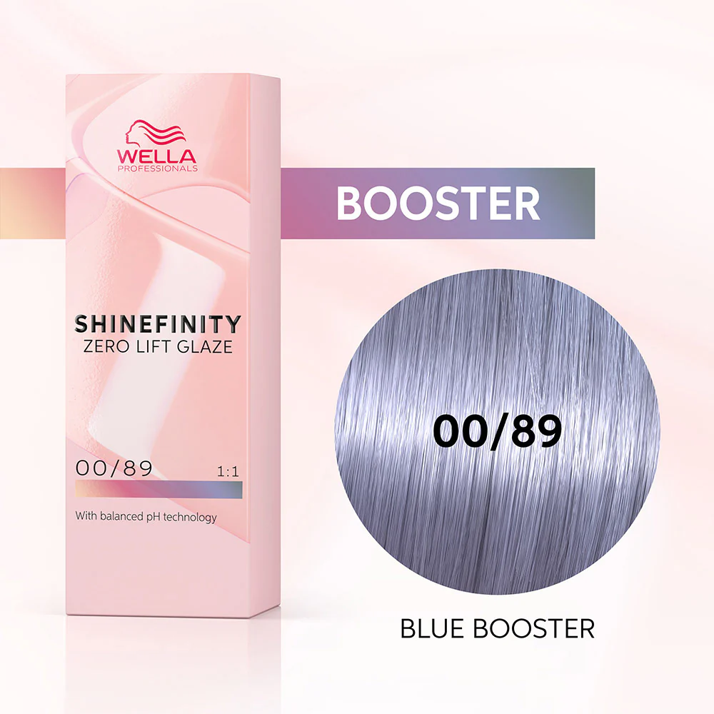 Wella Shinefinity Blue Booster 00/89 Perla Cendrè 60ml - colore demi-permanente - Image 2