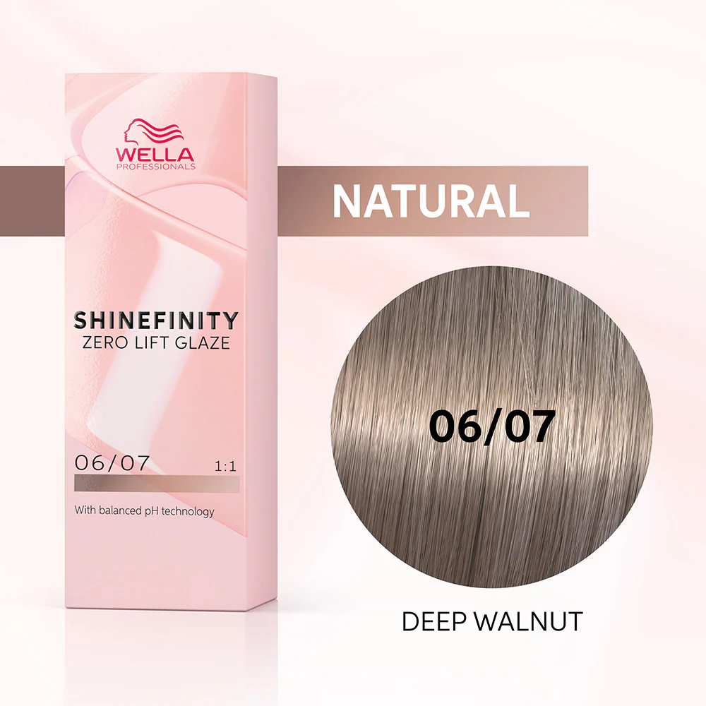 Wella Shinefinity Deep Walnut 06/07 Biondo Scuro Naturale Sabbia 60ml - colore demi-permanente - Image 2
