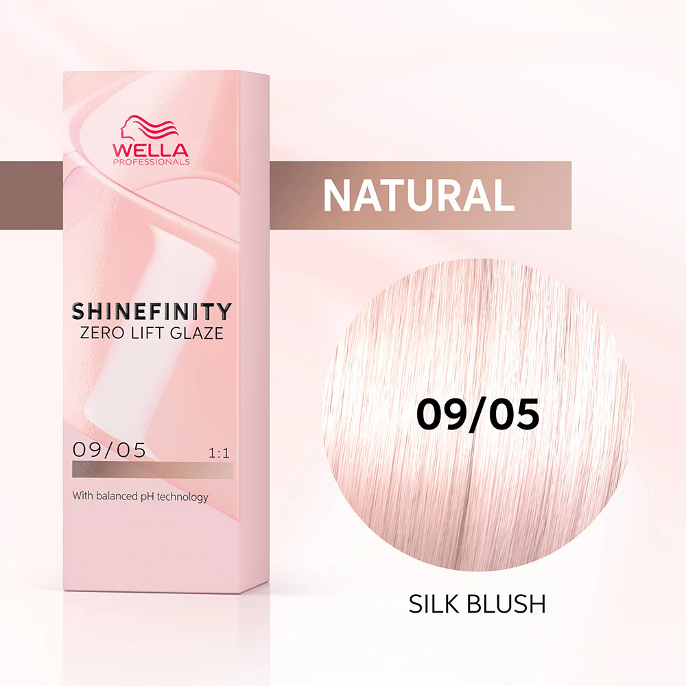 Wella Shinefinity Silk Blush 09/05 Biondo Chiarissimo Naturale Mogano 60ml  - colore demi-permanente - Image 2