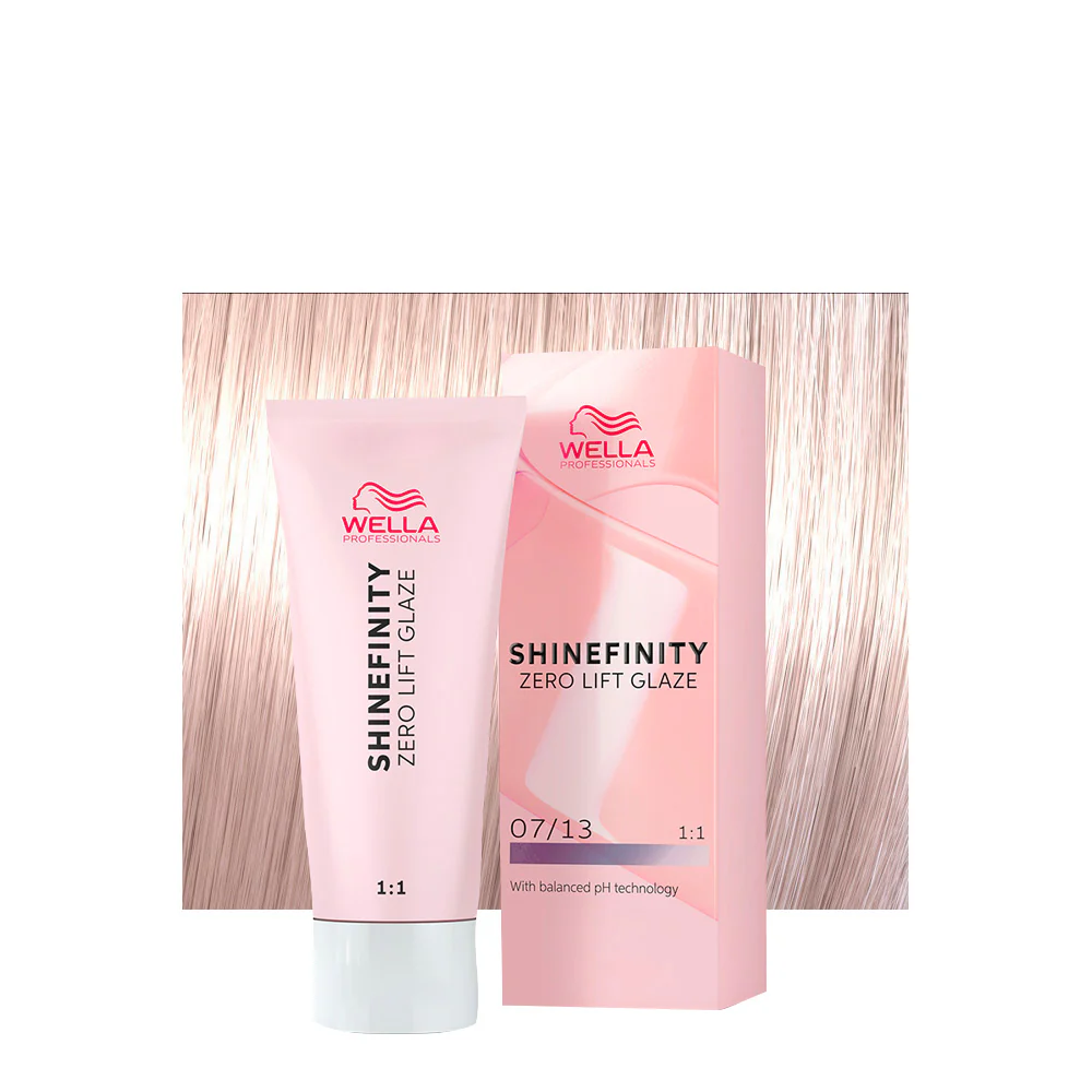 Wella Shinefinity Toffee Cream 07/13 Biondo Medio Cenere Dorato 60ml - colore demi-permanente