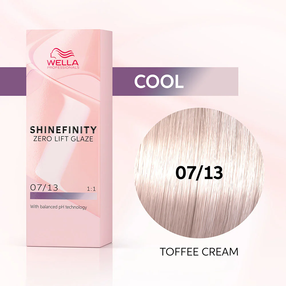 Wella Shinefinity Toffee Cream 07/13 Biondo Medio Cenere Dorato 60ml - colore demi-permanente - Image 2
