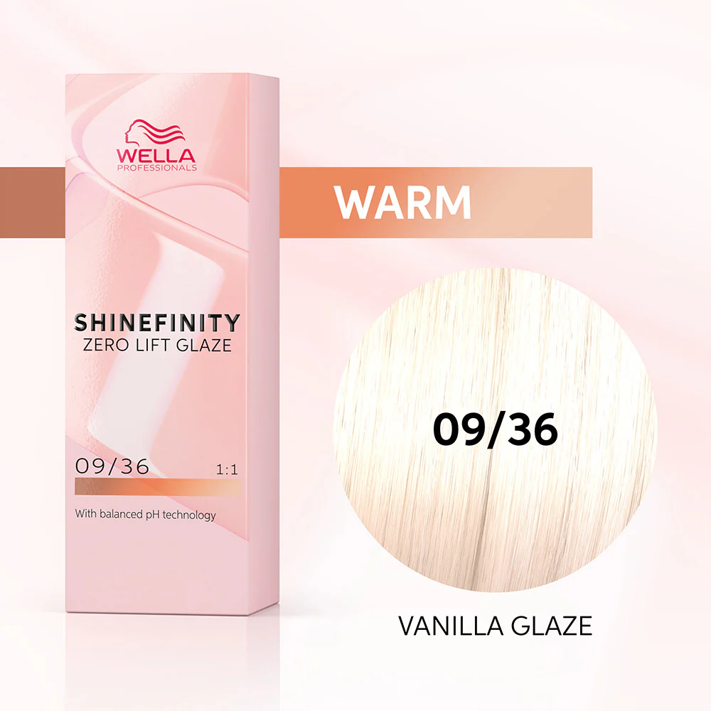 Wella Shinefinity Vanilla Glaze 09/36 Biondo Chiarissimo Violetto Naturale 60ml - colore demi-permanente - Image 2