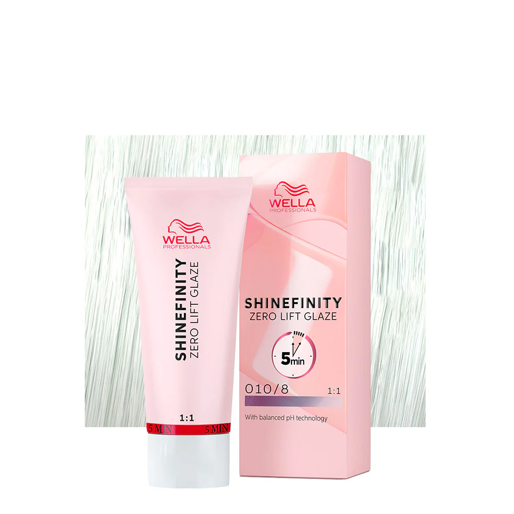 Wella Shinefinity Zero Lift Glaze Opal Flash 010/8 60ml - colorazione demi permanente