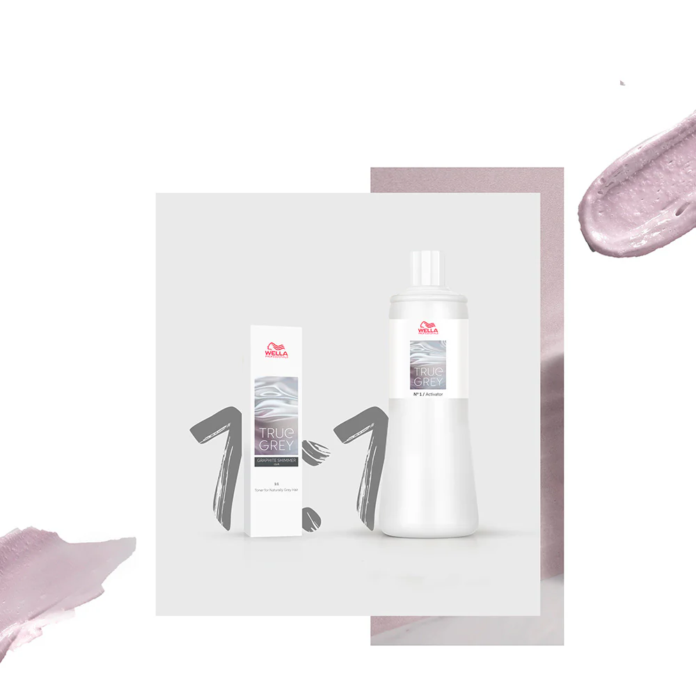 Wella True Grey Steel Glow Dark 60ml - tonalizzante per capelli grigio-acciaio - Image 3