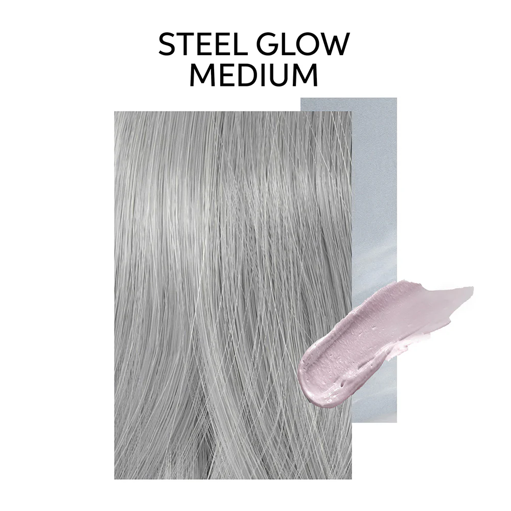 Wella True Grey Steel Glow Medium 60ml - tonalizzante per capelli grigio-acciaio - Image 2