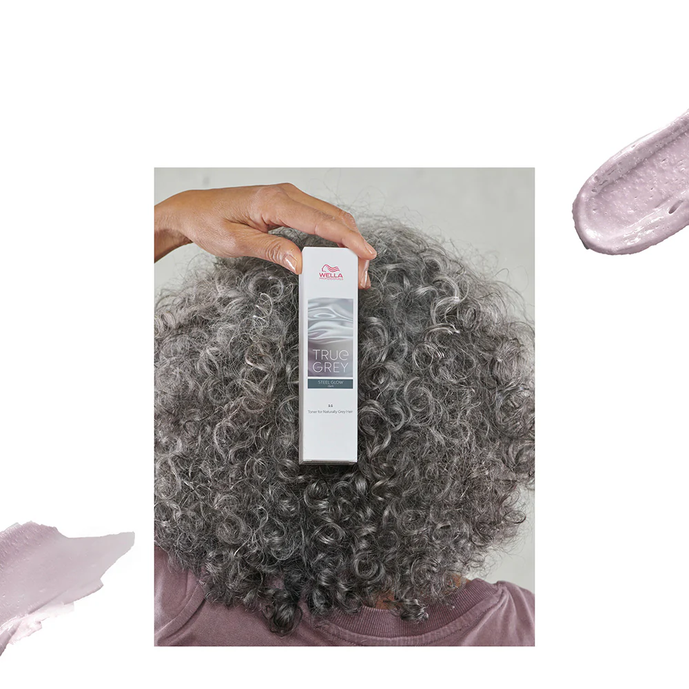 Wella True Grey Steel Glow Medium 60ml - tonalizzante per capelli grigio-acciaio - Image 4