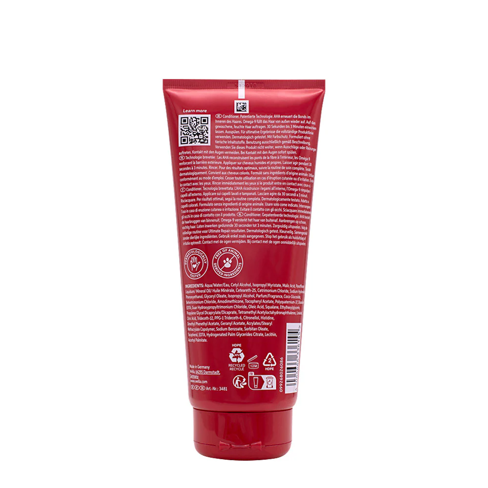 Wella Ultimate Repair Conditioner 200ml - balsamo capelli danneggiati - Image 8