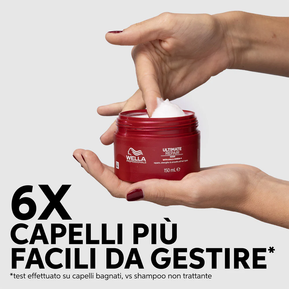 Wella Ultimate Repair Mask 150ml - maschera capelli danneggiati - Image 10