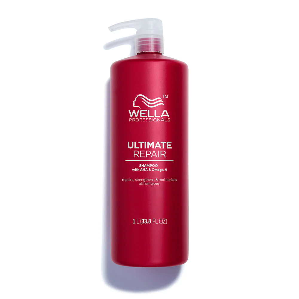 Wella Ultimate Repair Shampoo 1000ml - shampoo capelli danneggiati - Image 5