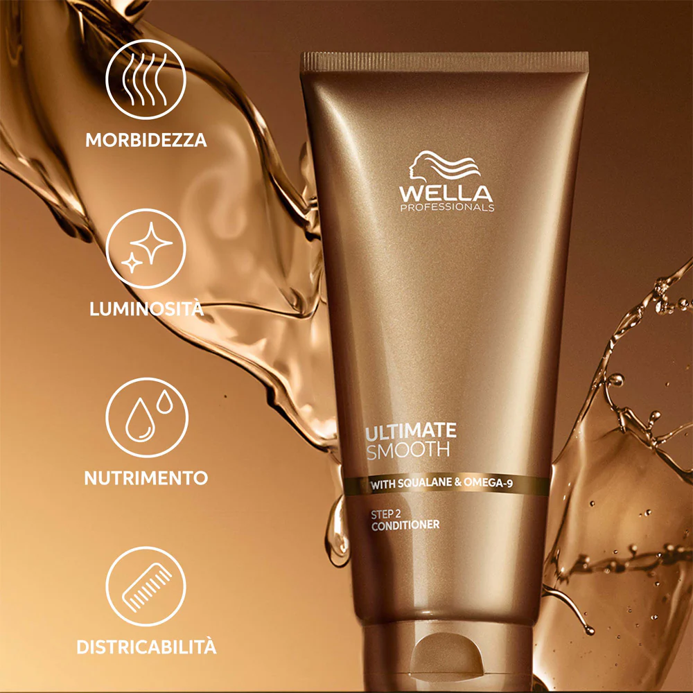 Wella Ultimate Smooth Conditioner 200ml - balsamo anticrespo - Image 5