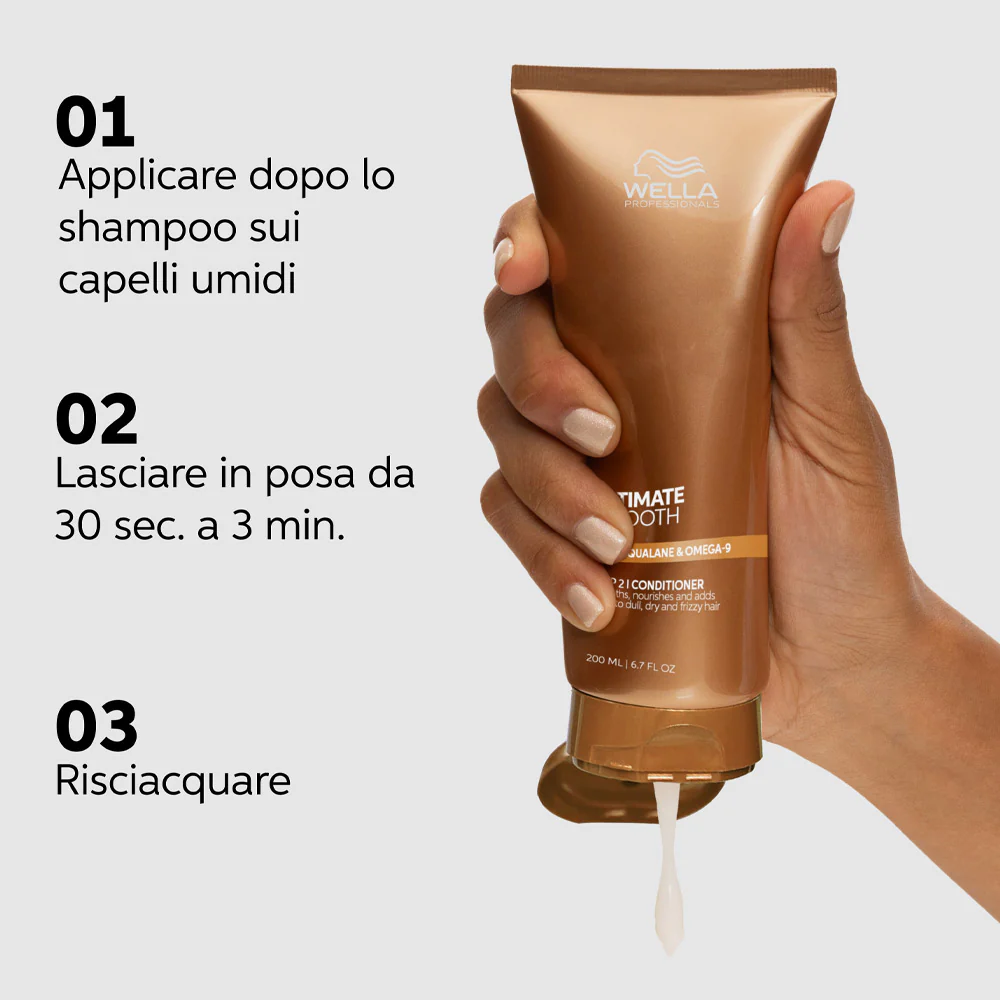 Wella Ultimate Smooth Conditioner 200ml - balsamo anticrespo - Image 6