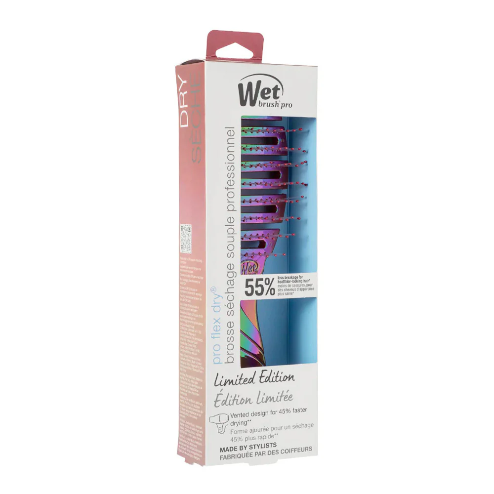 WetBrush Flex Dry Iridiscent Icon Cherry - spazzola flessibile - Image 4