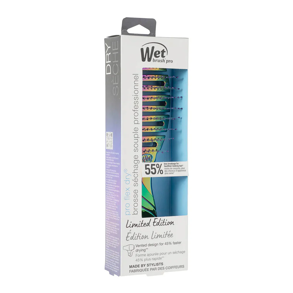 WetBrush Flex Dry Iridiscent Icon Purple - spazzola flessibile - Image 4