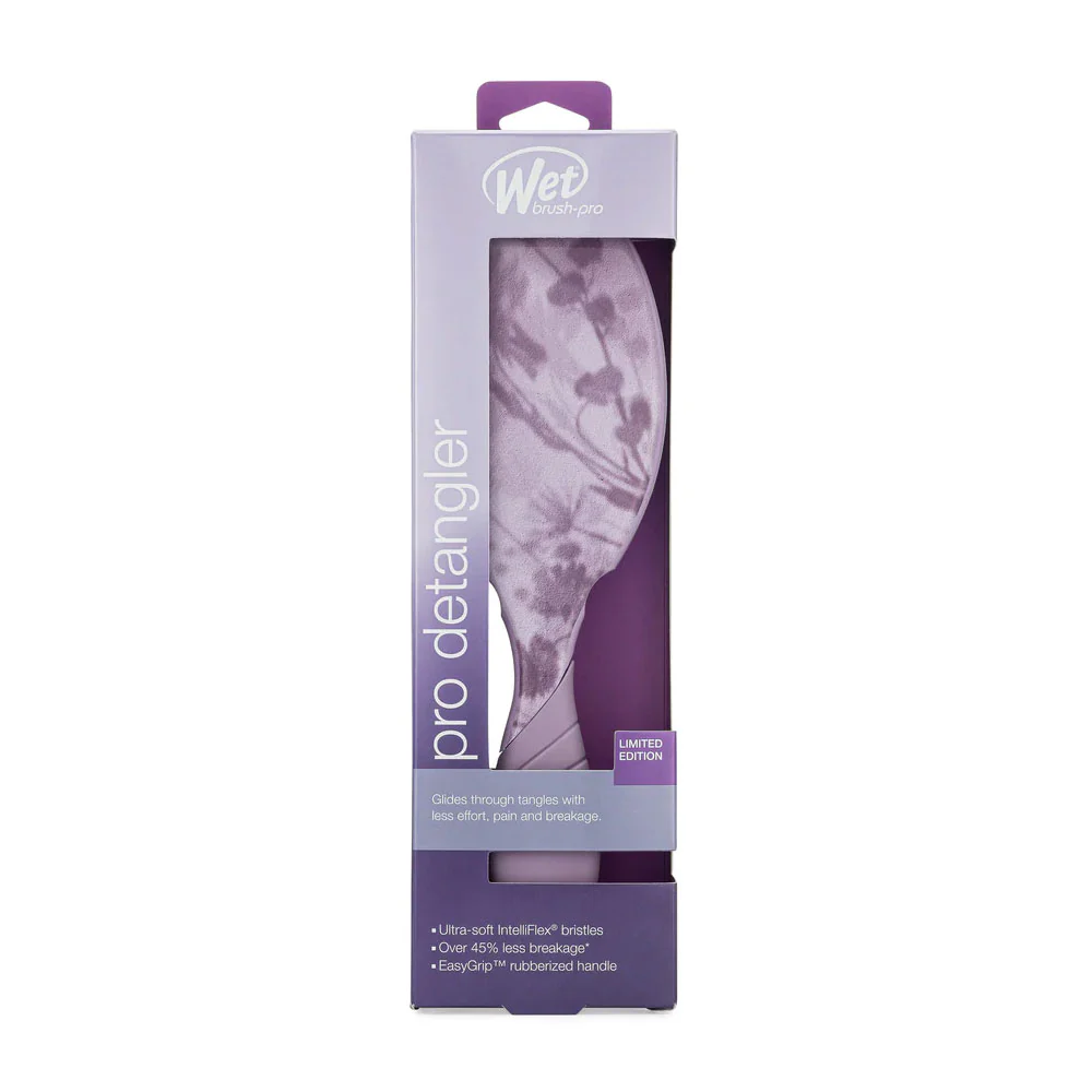 WetBrush Pro Detangler Floral Shadows Purple - spazzola scioglinodi - Image 4