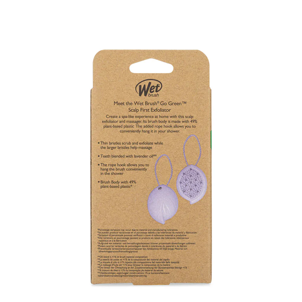 WetBrush Pro Go Green Scalp - spazzola massaggiante esfoliante con olio di lavanda - Image 6