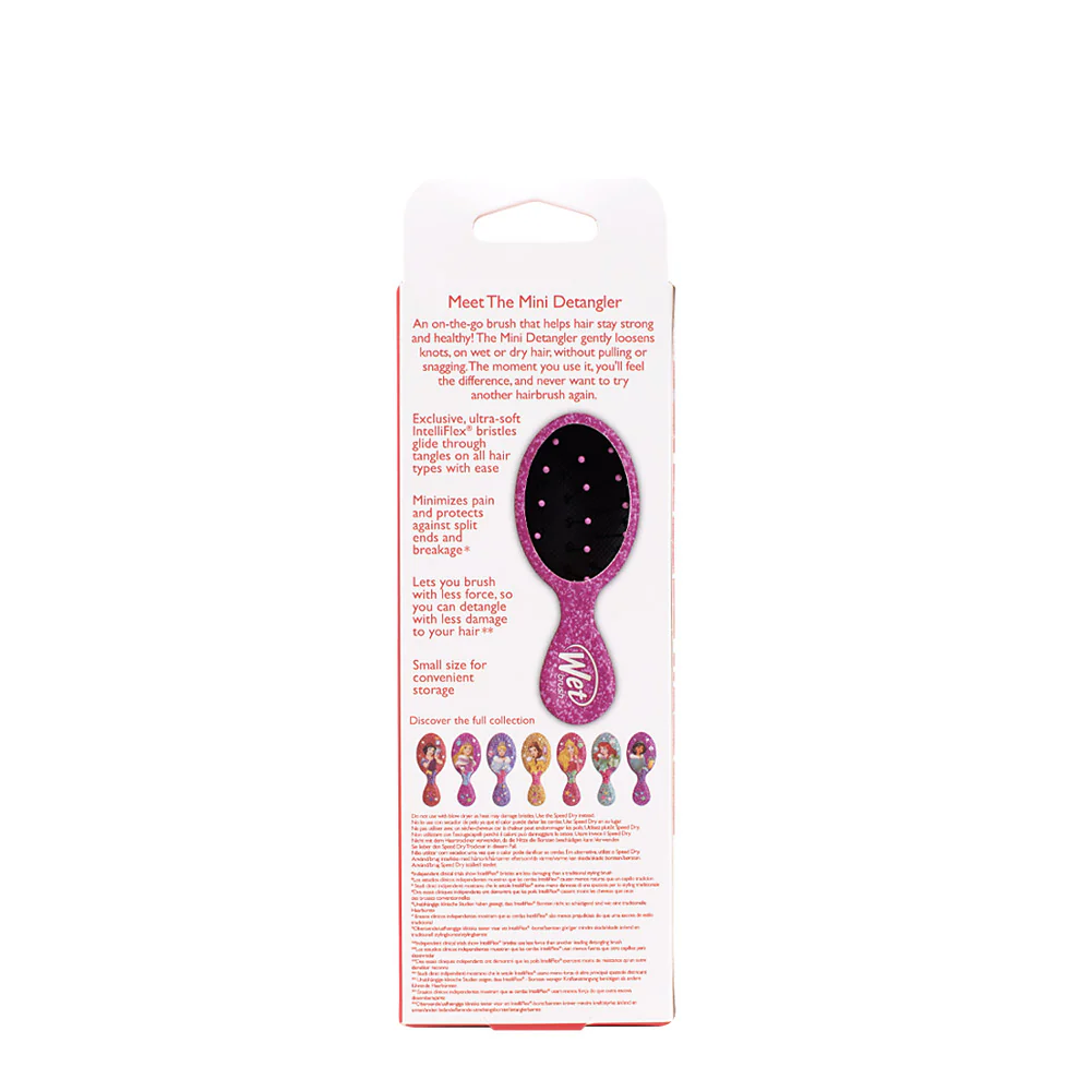 WetBrush Pro Mini Detangler Disney Glitter Ball Rapunzel - mini spazzola scioglinodi - Image 5