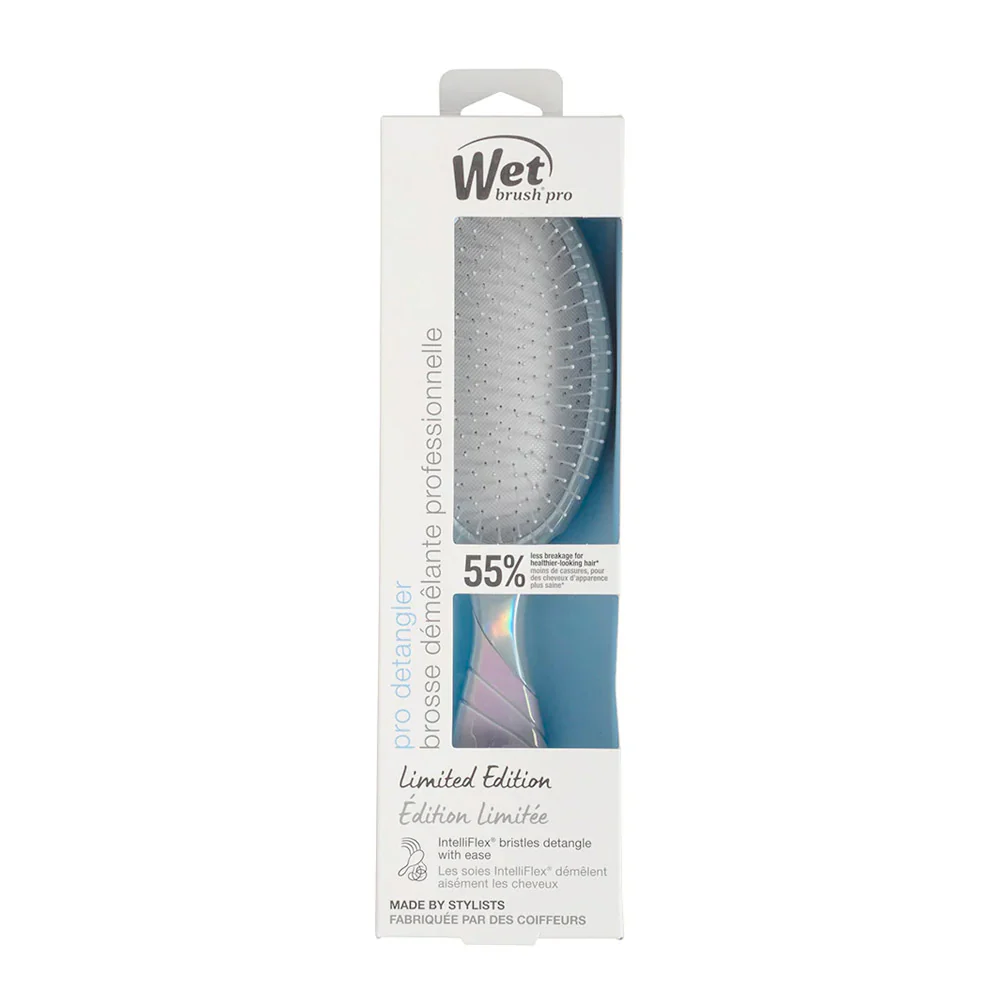 WetBrush Pro Original Detangler Iridescent Icon Silver - spazzola scioglinodi - Image 5