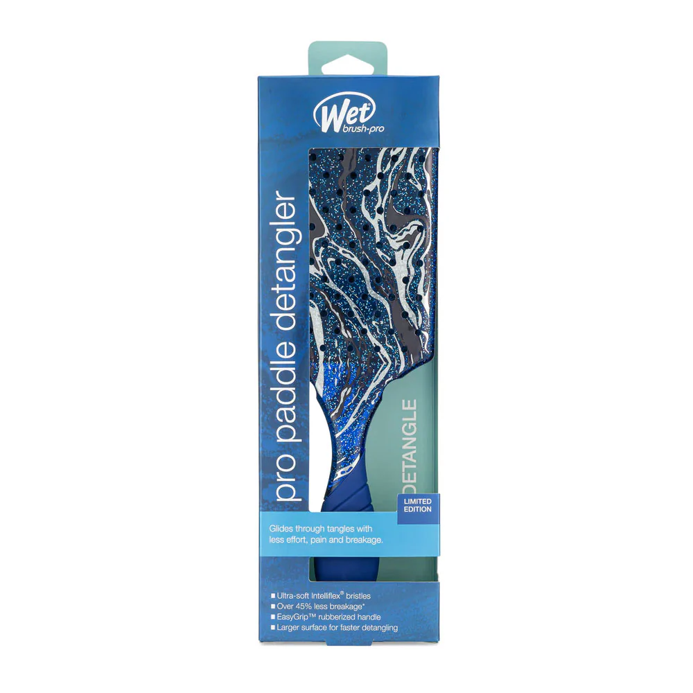 WetBrush Pro Paddle Detangler Mineral Sparkle Midnight - spazzola per doccia - Image 4