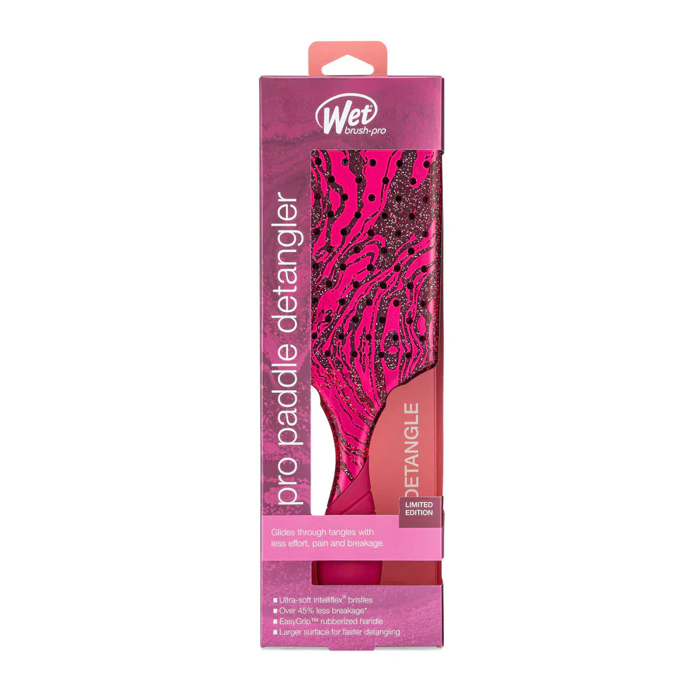 WetBrush Pro Paddle Detangler Mineral Sparkle Wine - spazzola per doccia - Image 4